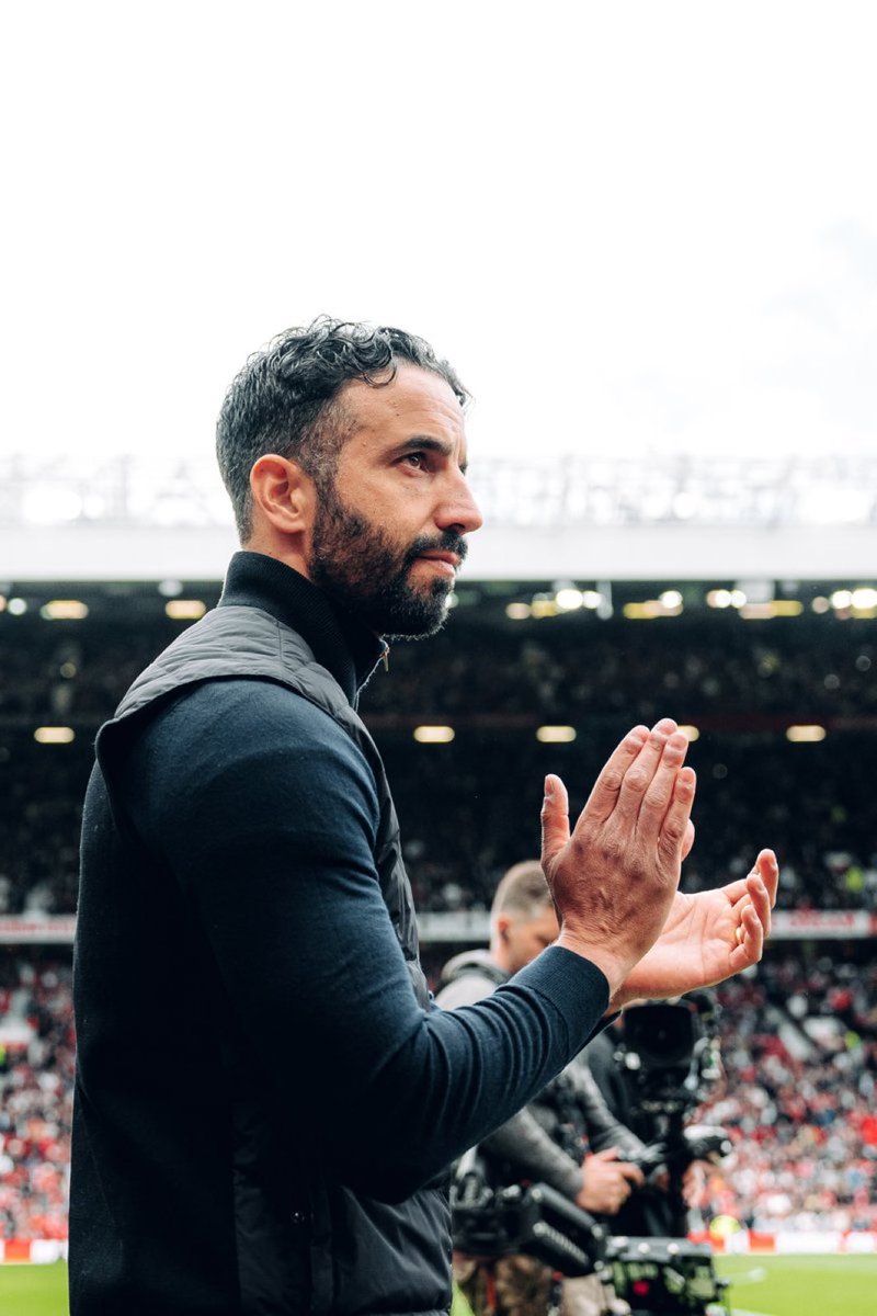 🚨🎙️| Ruben Amorim at Old Trafford: 

“After three games in charge, with 2 wins and a draw, I told you that the storm is coming. Now after this disastrous season, I’m telling you that good days are coming.”

What a speech 🔥
