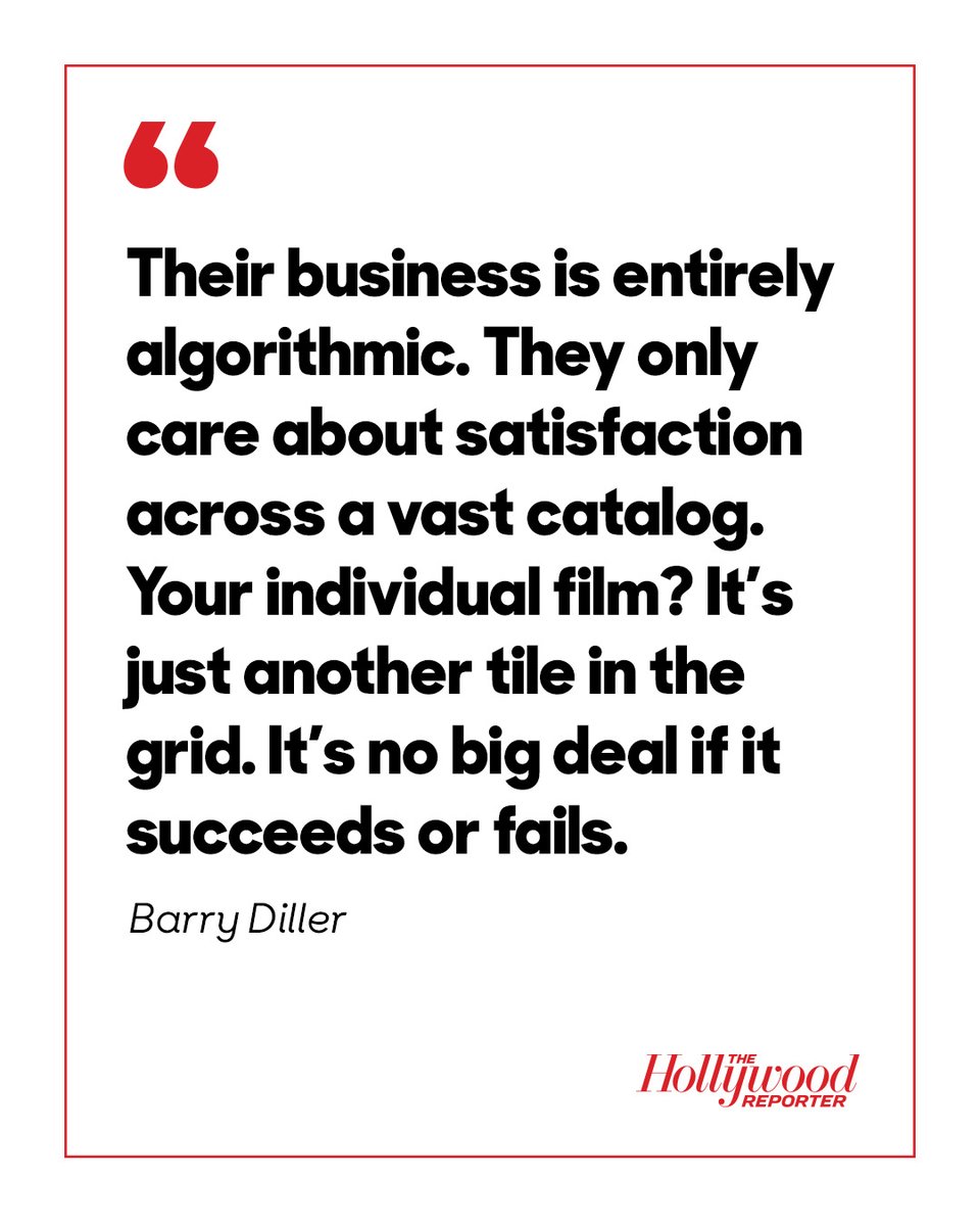 Barry Diller on the streaming era: "Your individual film?...It's no big deal if it succeeds or fails" bit.ly/3SNPYTo