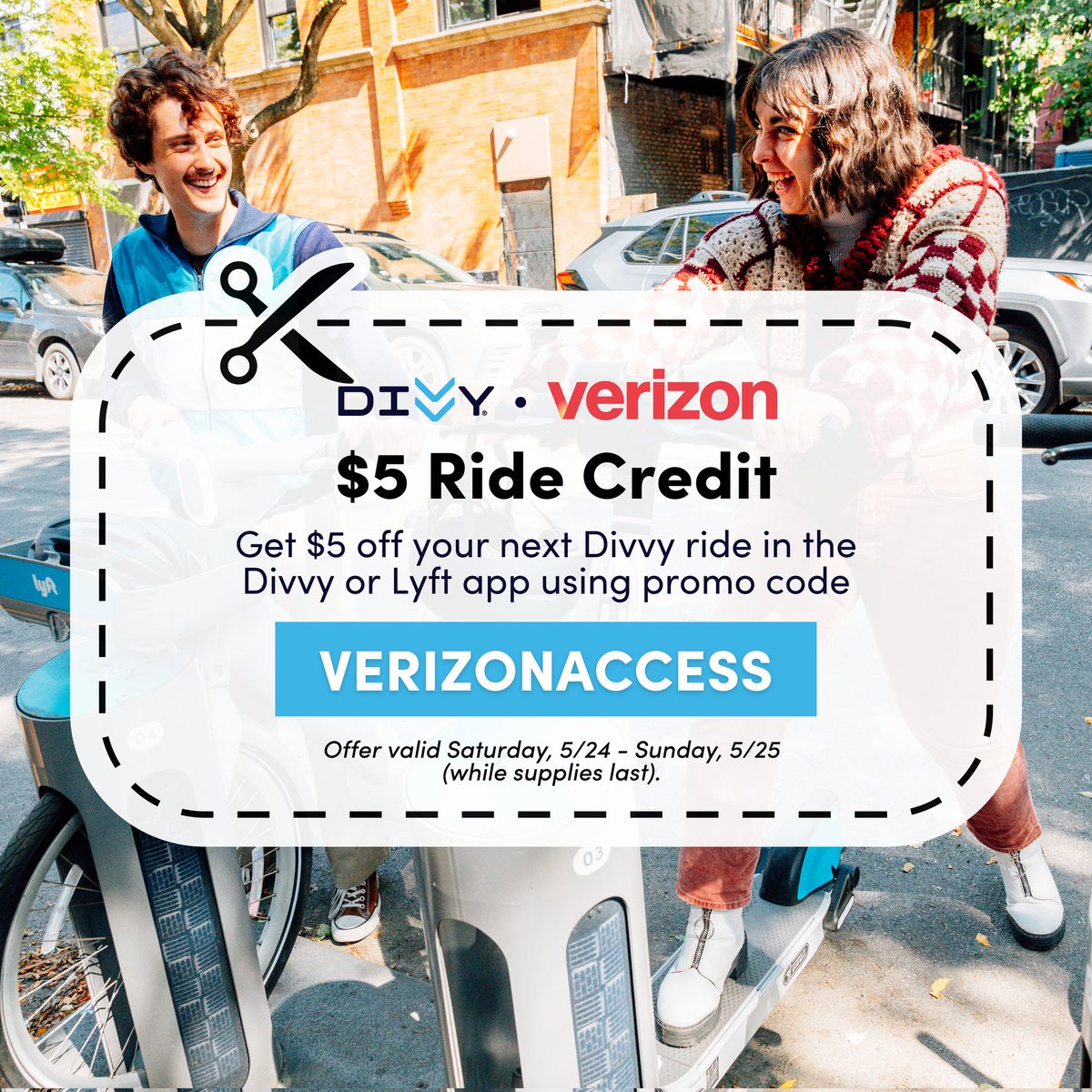 Sueños Festival bound? 🚴‍♀️ Grab $5 Divvy credit with code VerizonAccess + free Divvy valet at S. Michigan Ave &amp; E. Monroe Dr., thanks to <a href="/Verizon/">Verizon</a>.

#VerizonAccess