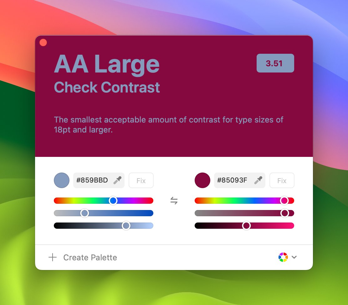 sip_app's tweet image. Contrast Checker — Build Accessible Designs

Ensure your text is readable and your colors meet WCAG standards.

🎨 Check contrast between two colors
🧩 Fix colors automatically to meet accessibility
📊 Supports AA/AAA standards for text of all sizes

Design for everyone, with…