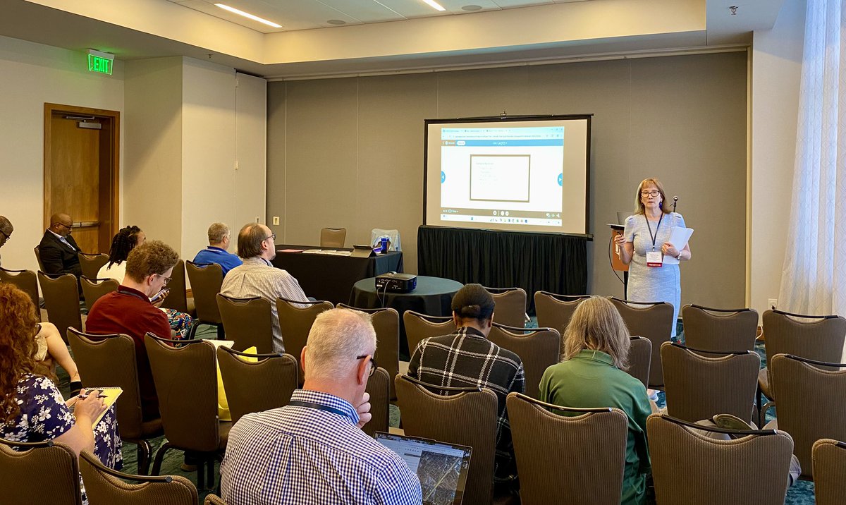 HCCC Prof. Katie Sweeting presents: Hand Me a Tissue! How Novelists Evoke Empathy Using Gradual Revelation and First-Person Narratives at the 2025 <a href="/NISOD/">NISOD</a> Conference on Teaching and Leadership Excellence, in Austin, TX. <a href="/DrCReber/">Dr. Christopher Reber</a> <a href="/NJCommColleges/">NJ's Community Colleges</a> <a href="/AchieveTheDream/">Achieving the Dream</a> <a href="/CCTrustees/">ACCT</a>