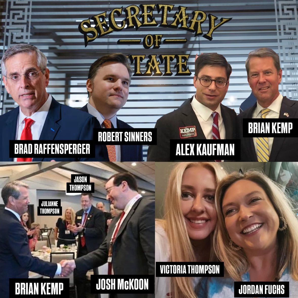 🚨GEORGIA🚨

It’s all connected—and it reeks of corruption.

Alex Kaufman, now legal counsel for the Georgia GOP, was on the infamous call with SOS Brad Raffensperger—the same call that Fani Willis weaponized to indict President Trump and the alternate electors.

In November