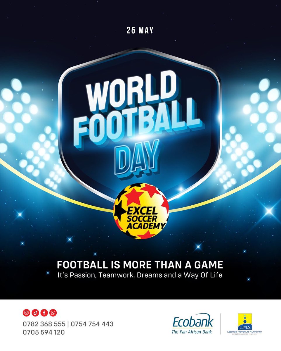 🌍⚽ Football is more than a game — it’s passion, teamwork, dreams, and a way of life! 💙🔥

Happy #WorldFootballDay from Excel Soccer Academy! 🌟

#ExcelSoccerAcademy #FootballLife #PassionForTheGame #ChasingDreams