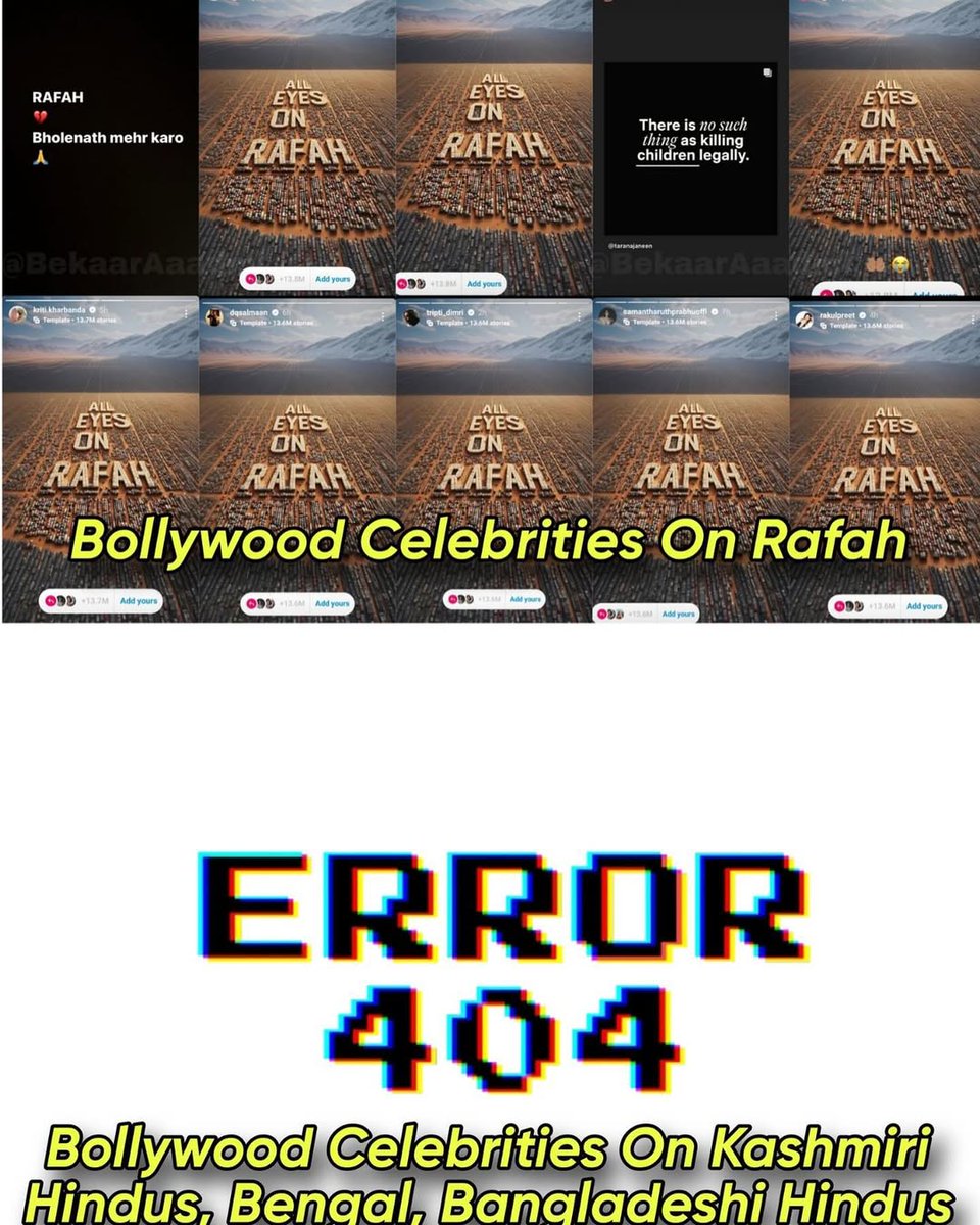 vishu_singh2017's tweet image. #boycott bollywood. Rafah ke liye bollywood celebrity post kr skti hai but Phalagam, pulwama attack pe kuch nhi . Operation sindoor pe kuch nhi muh bndh. Simple youth and senior citizen boycott bollywood movie