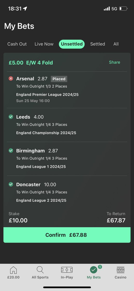 LiamBenstead4's tweet photo. @bet365 this is a joke right? https://t.co/cBYd8QA4zX