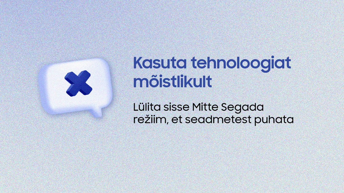 Kui midagi on liiga palju, võib see olla kahjulik! Tööta nutikamalt koos Galaxy Flip6 telefoniga ja hoolitse enda heaolu eest! 😉 ✨ 

Rohkem infot:  bit.ly/3SaRGyv