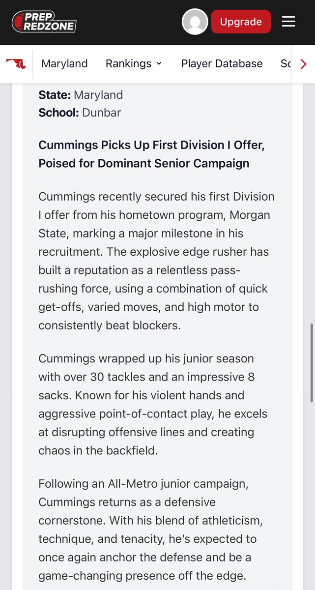 Big shoutout to <a href="/CoachCoreydmv/">Corey Bailey</a> for the amazing article truly grateful! Appreciate the support and recognition All glory to god!!💪🏾🙏🏾