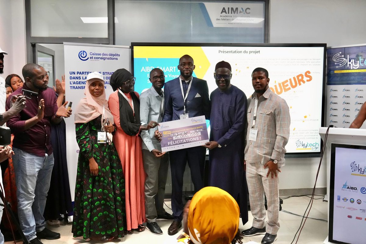 La première édition des Skytech Days, hackathon organisé par AIBD SA, a pris fin ce 24 mai 2025, après deux jours d’intense créativité autour de l’innovation dans le secteur aéroportuaire. La cérémonie de clôture a été marquée par une ambiance enthousiaste et la reconnaissance