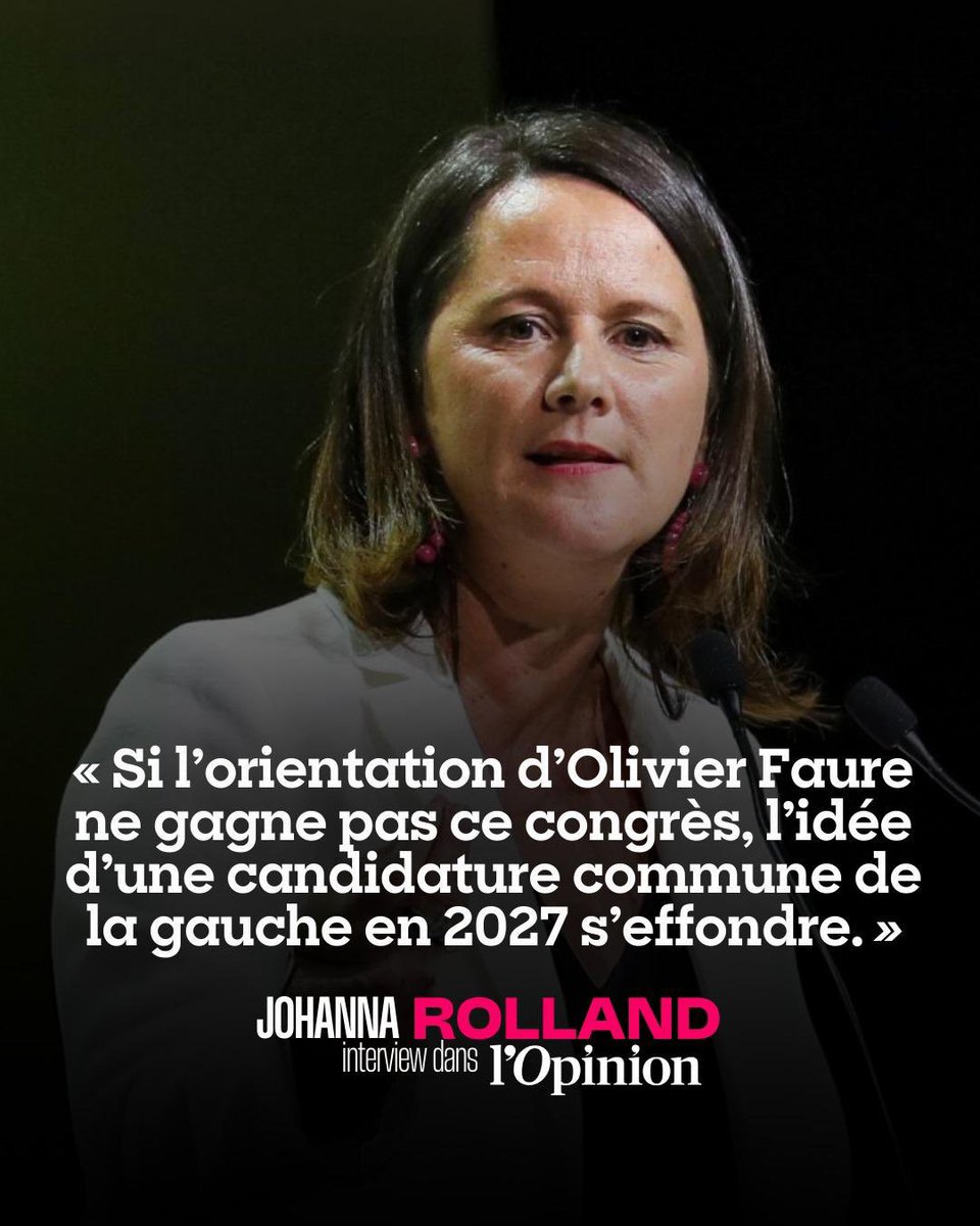 À deux jours du vote qui va déterminer la ligne stratégique du <a href="/partisocialiste/">Parti socialiste</a>, je reviens sur la nécessité d’une candidature commune de la gauche et des écologistes dans mon interview dans <a href="/lopinion_fr/">l'Opinion</a>. 

lopinion.fr/politique/joha…