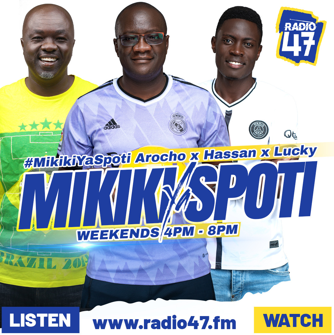 Karibu kwenye Mikiki Ya Spoti ukiwa naye <a href="/fred_arocho/">Fred Arocho</a>, <a href="/alikauleni/">Ali Kauleni Hassan</a>  na <a href="/luckyherriano/">luckyherriano</a>  kuanzia saa kumi jioni hadi saa mbili usiku. #HapaNdipo #MikikiYaSpoti