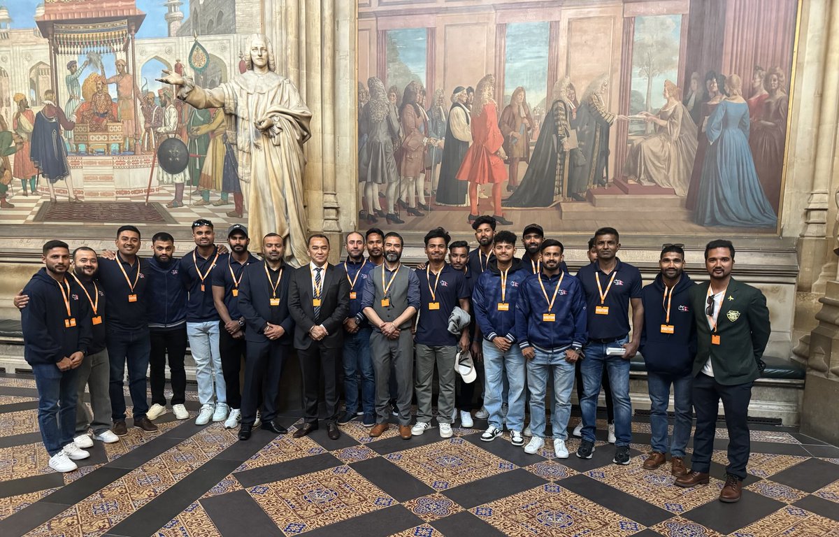 I am pleased to host the emerging National Cricket team of Nepal. I am grateful for the warm welcome by the Honourable MP Rupa Huq, Dame Caroline Dinenage MP, and Navendu Mishra MP at the House of Parliament.

I wish the  team a successful tour in the UK.