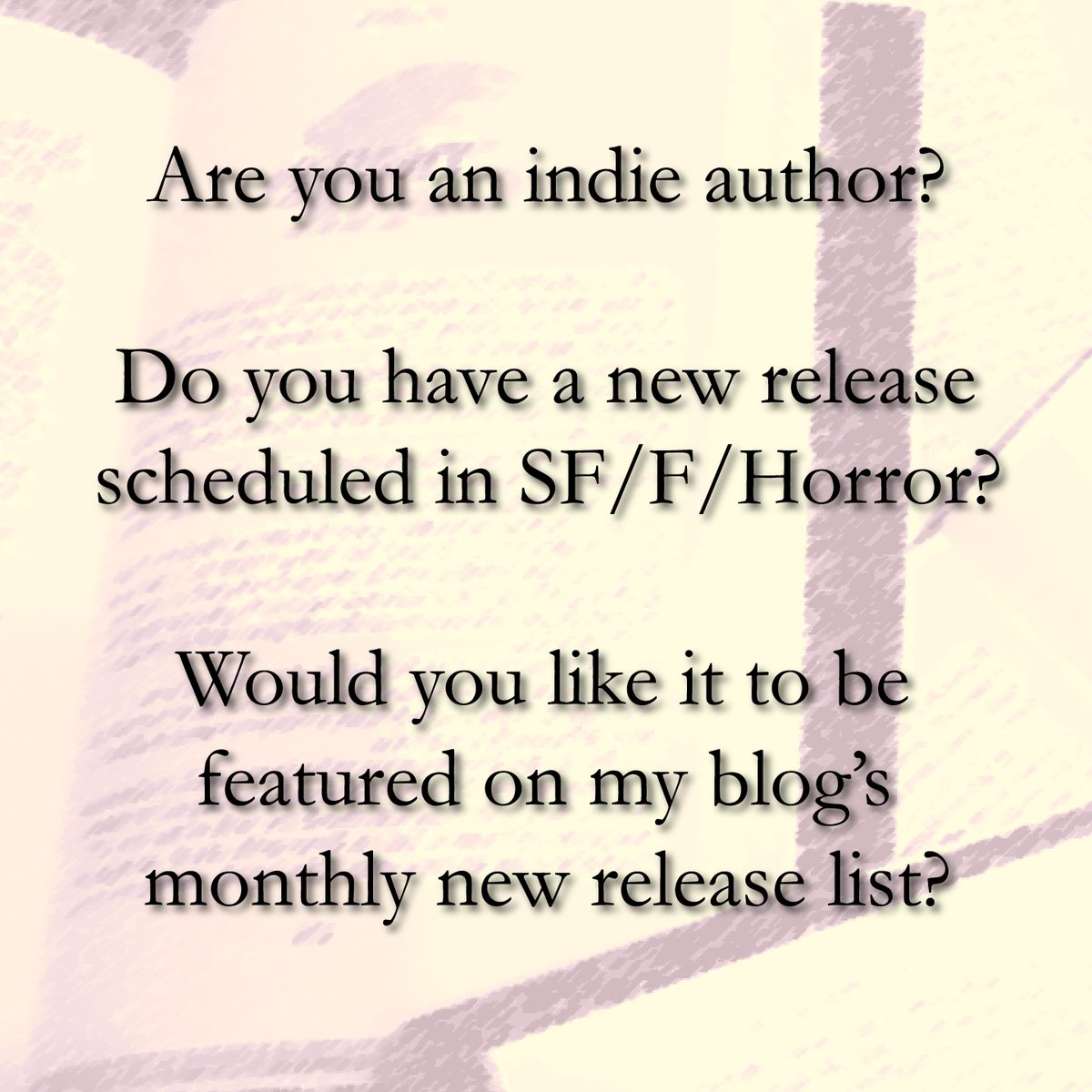 Any indies have books coming out in June?

I'm building next month's new release post, and there's room for new titles! 

You can submit the book info using the form in the comments (Please use the form to submit. I don't have time to look up books linked on this thread, thx!)