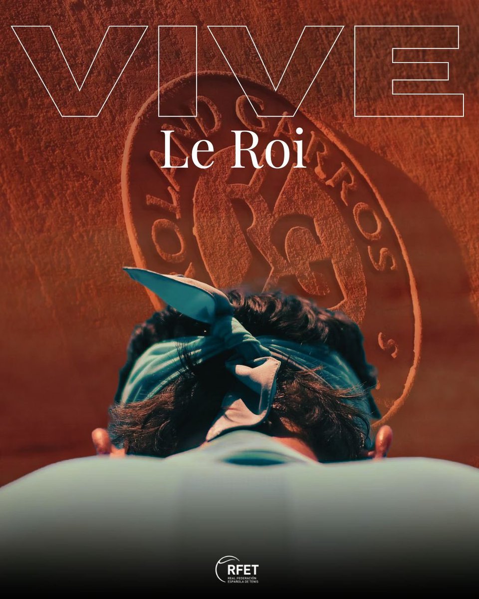 Tenis España (@rfetenis) on Twitter photo Hoy, París rinde tributo al Rey de la tierra Rafael Nadal 🤴 en la Philippe Chatrier 🧱🇫🇷
🕕 A partir de las 17:30h
📺 <a href="/rtve/">RTVE</a> | <a href="/teledeporte/">Teledeporte</a> | <a href="/vamos/">Vamos por Movistar Plus+</a> Hoy, París rinde tributo al Rey de la tierra Rafael Nadal 🤴 en la Philippe Chatrier 🧱🇫🇷
🕕 A partir de las 17:30h
📺 <a href="/rtve/">RTVE</a> | <a href="/teledeporte/">Teledeporte</a> | <a href="/vamos/">Vamos por Movistar Plus+</a>