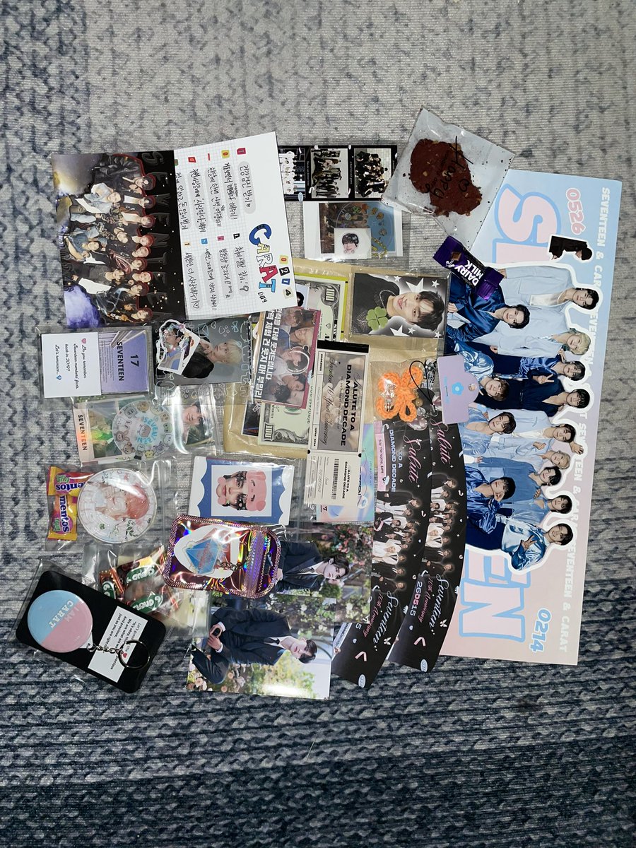 freebies from #10veLetter_SVT #MYCARATStreet and #SaluteToADiamondDecade