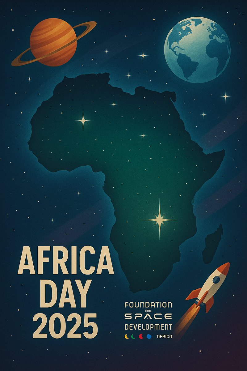 SPACE_SA's tweet image. May 25th commemorates the founding of the now African Union (AU) in 1963. It marks unity, pride, and reflection on Africa’s journey. Space science and technology have become powerful symbols of Africa’s progress and potential. Space matters to what Africa Day stands for