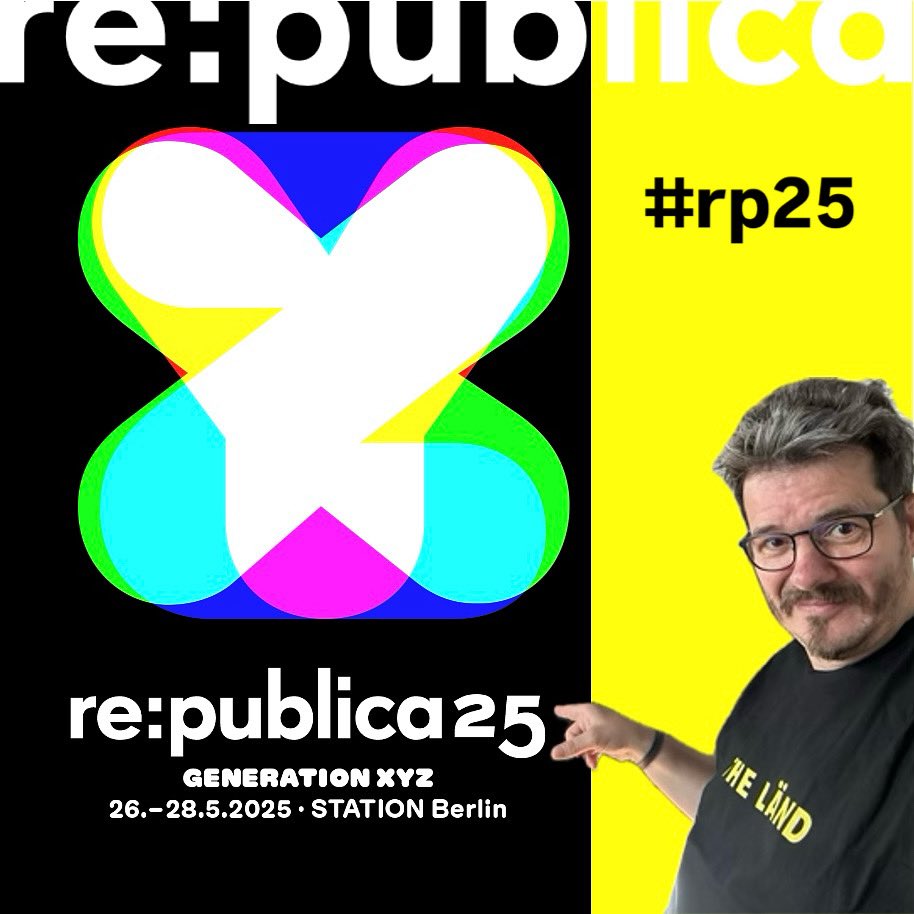 Auf geht’s nach Berlin! Zur re:publica 2025! Ich freu mich riesig! Bist du auch dabei? Wenn treffe ich dort? 
🎶🎸Any way the wind blows …war das Motto 2022 auf der  <a href="/republica/">re:publica</a> in #Berlin!  Jetzt 2025 bin ich wieder dabei. 
#rp25 #republica25 #future #democracy #fightracism