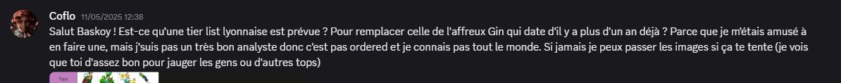 J'ai reçu un appel à l'aide que je ne peut ignorer de la part de mon brozer <a href="/Coflo_8/">Coflo</a> ...

Il a tout préparé, actualisation de la template, nouveau layout  on s'envoi ça en stream weekend prochain !