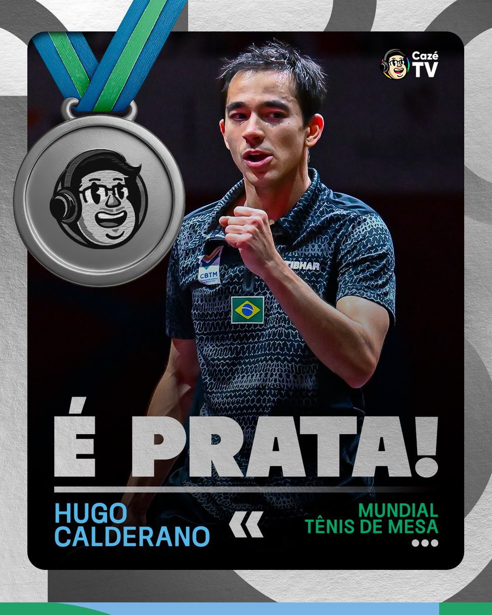 HUGO, VOCÊ SEGUE ESCREVENDO SEU NOME NA HISTÓRIA! VOCÊ É GIGANTE! BORA PRA PRÓXIMA! VICE-CAMPEÃO DO MUNDO NO MUNDIAL DE TÊNIS DE MESA! ISSO É UM ABSURDO DE JOGADOR! 🏓🇧🇷

#MundialDeTênisdeMesa #TênisDeMesa #TênisDeMesaNaCazéTV #Brasil #EsportesOlímpicos #DestinoOlímpico