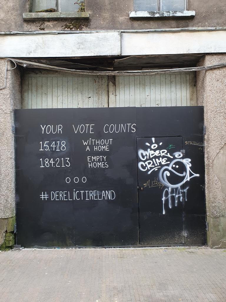 Add those derelict &amp; you get over 180,000 empty homes
Some record by successive governments of #DerelictIreland
