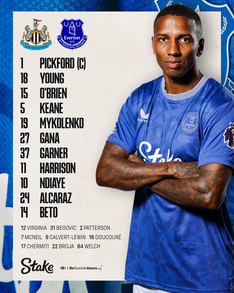 Your Toffees for our final game of the season! COYB!! 🔵

#NEWEVE