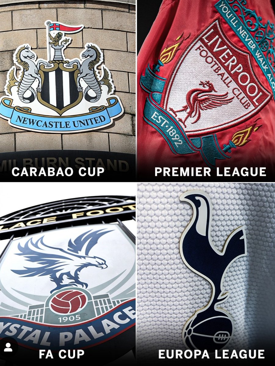 Crystal Palace lifting silver. Newcastle ending the drought. Liverpool conquering UK. 
Spurs finally with a trophy. 
Four proud clubs, four emotional cup runs. 
Pure football heritage. Limbs all round.

#fyp #foryou #footballheritage
