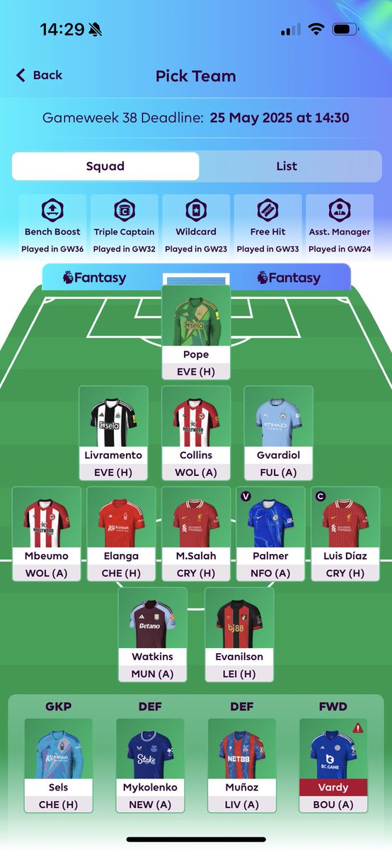 DiffyFPL's tweet photo. Big panic, ended on this gl all https://t.co/c252GW9Q53
