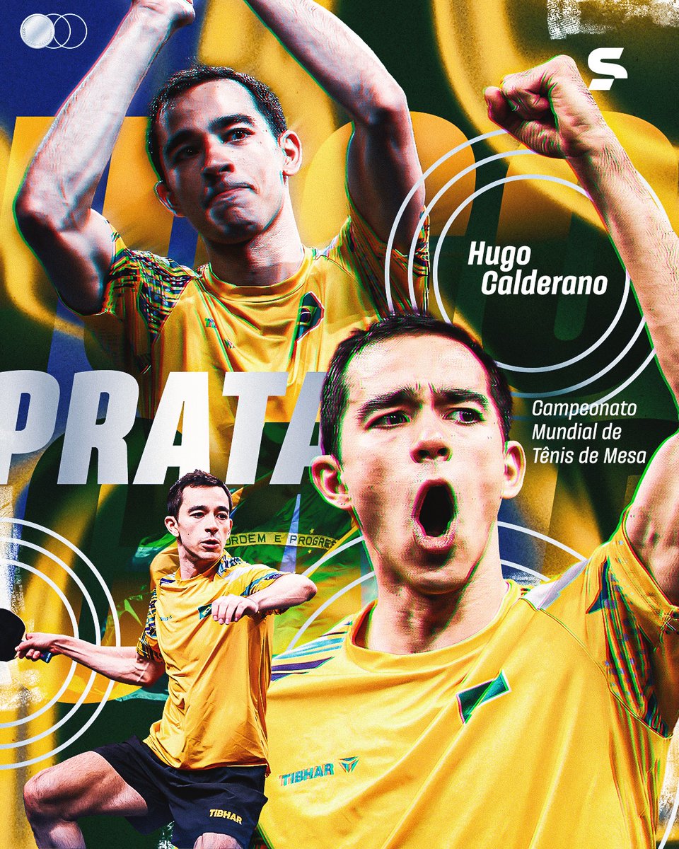 OBRIGADO, HUGO! 💚💛

O ouro não veio, mas você fez HISTÓRIA! O primeiro atleta do Hemisfério Sul a chegar numa decisão do Campeonato Mundial de Tênis de Mesa. Gigante! 🇧🇷🏓

#TenisDeMesaNoSportv #TenisDeMesa #HugoCalderano #Brasil