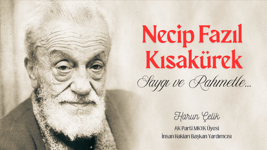 ❝Gençler, bugün mü yarın mı bilemem fakat Ayasofya açılacak.❞

Ayasofya'nın açılışını muştulayan,

Fikrinin aksiyoneri, davasının yılmaz savunucusu,    

Şairler Sultanı Necip Fazıl Kısakürek'i 42'nci vefat yıl dönümünde rahmet ve dualarla yâd ediyorum.