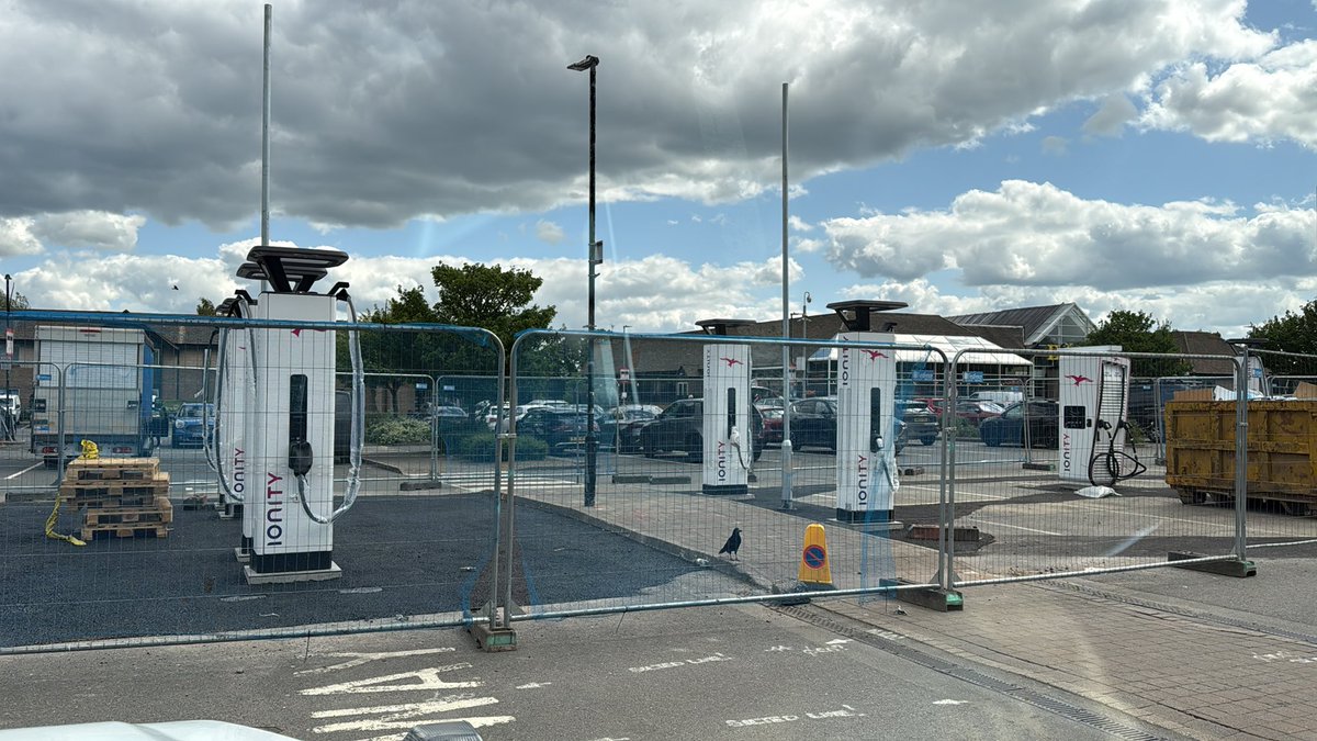 15 new IONITY chargers being put into Peterborough services in addition to the current 7. There’s currently a queue so these are needed. Infrastructure is slowly improving but needs to move faster.