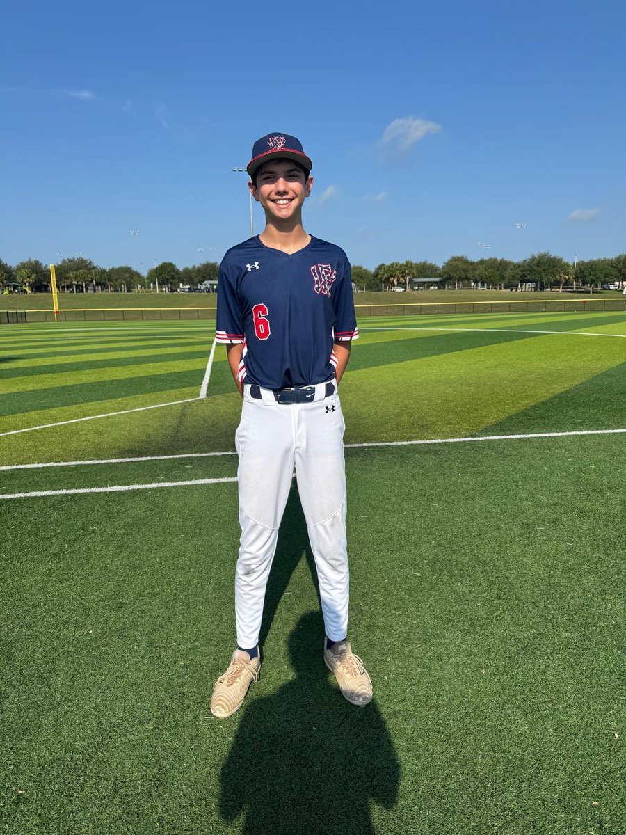 Colton Arafet 
Wow Factor Central Florida 
⁦@WowFactorCFL⁩

Went 2-3 at the plate with 6RBIs. 

⁦<a href="/ProspectWire/">Prospect Wire</a>⁩
#PWPoG
#PwBaseball🇺🇸