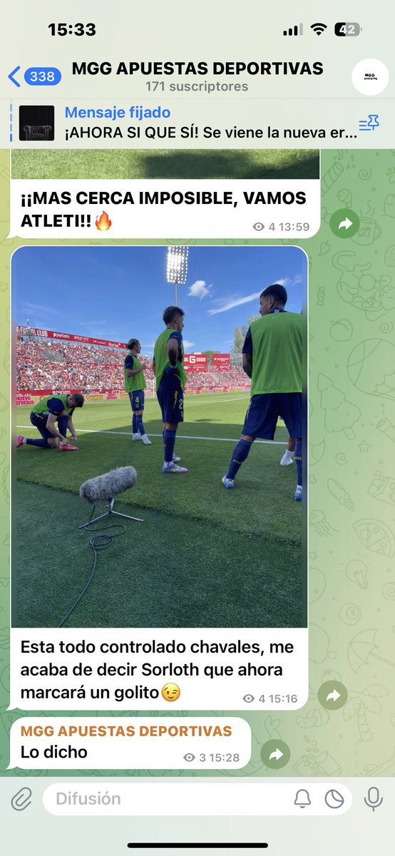 Pronosticosmgg's tweet photo. QUE OTRO CANAL OS DA ESTA INFORMACIÓN A PIE DE CAMPO🤷🏼‍♂️

https://t.co/i6pGw9vPVr

📈2,20

@Asorloth #AtleticoMadrid #apuestas https://t.co/EngnBrDCAo