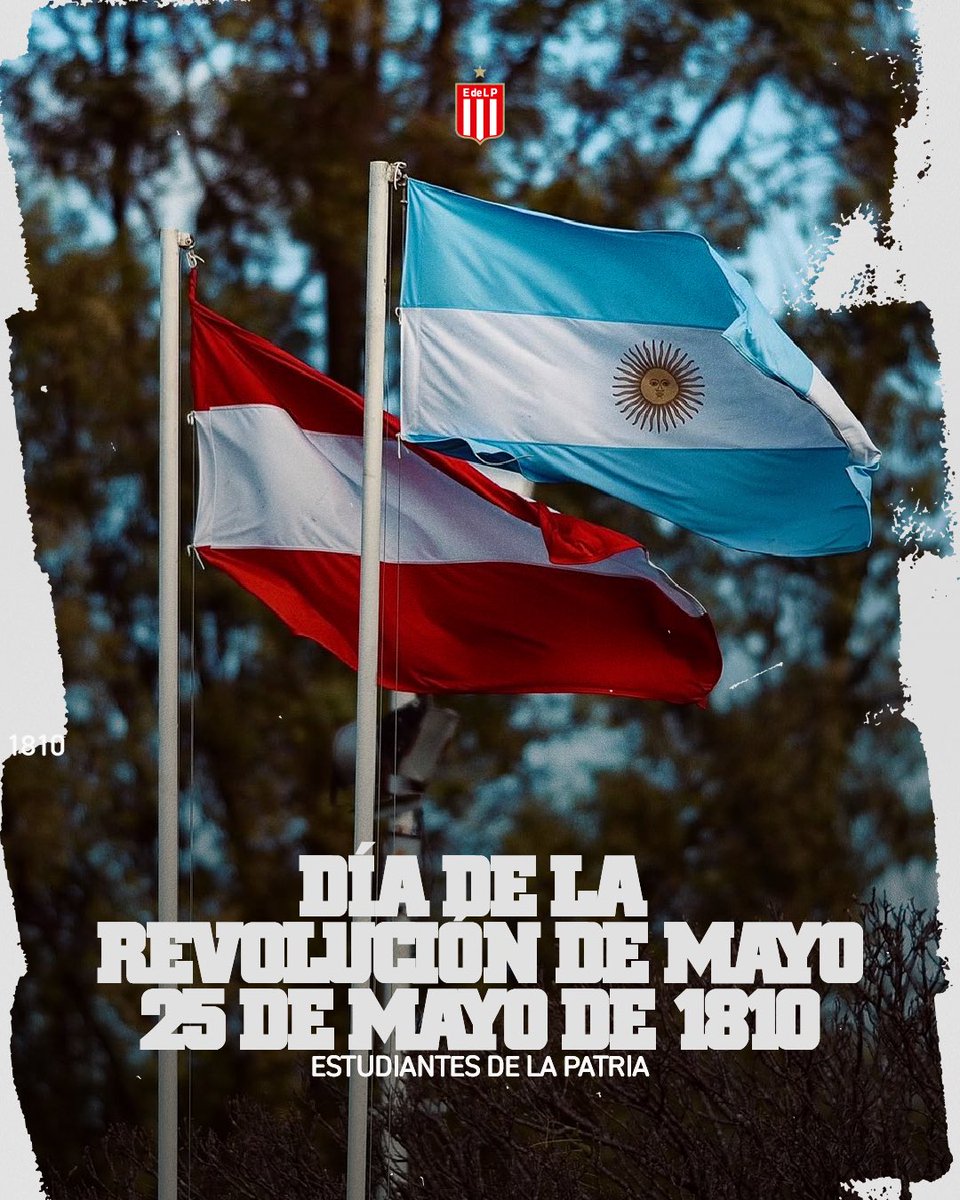 🇦🇷 Nuestras banderas bien en lo alto. ¡Feliz Día de la Revolución de Mayo a toda la Familia Pincha!