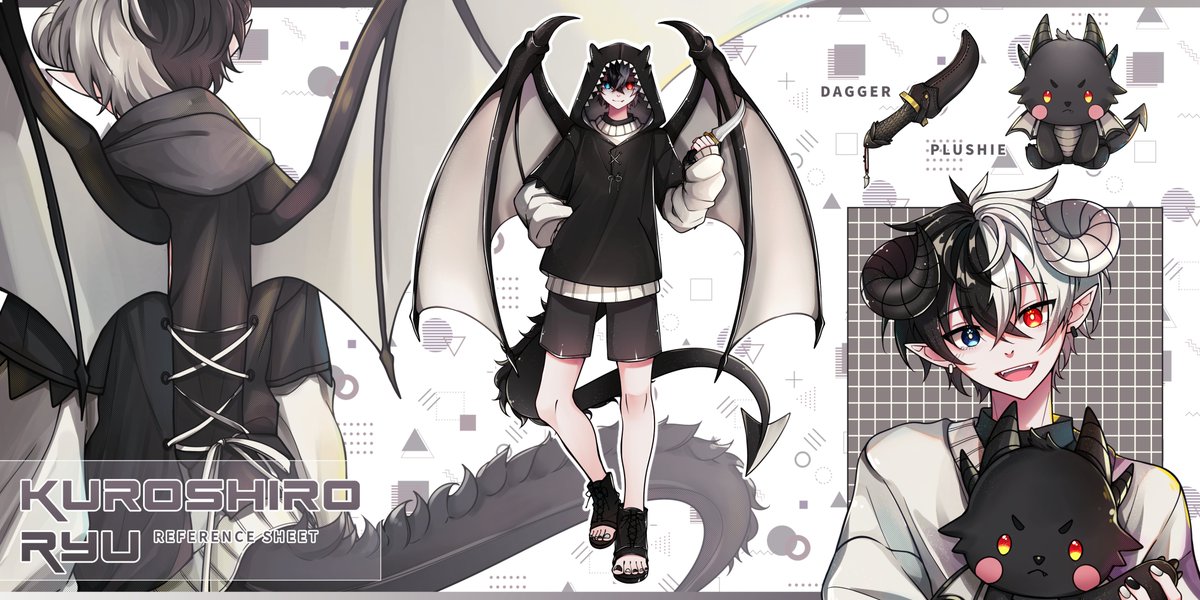 Kuroshiro Ryu | 🖤ENVTuber🤍 | tweet media