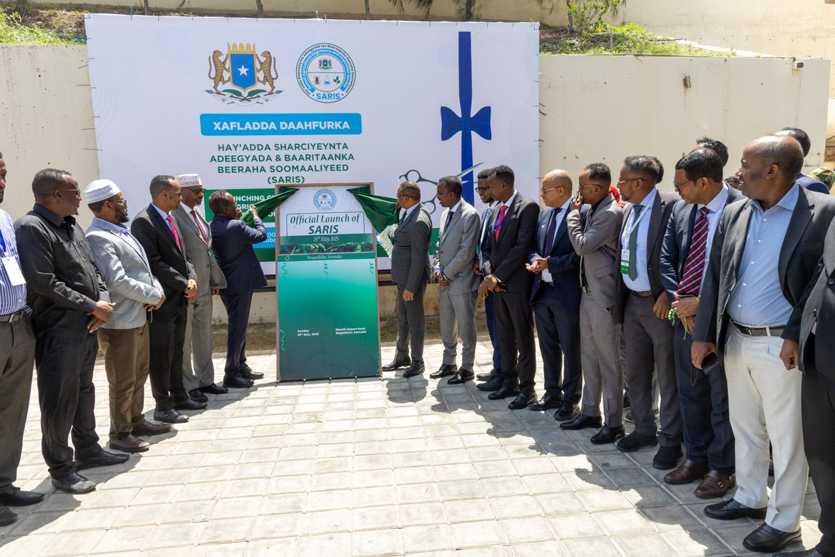 #Somalia launches the Somali Agricultural Regulatory &amp; Inspection Services (SARIS) —a milestone to a  resilient, productive &amp; competitive agricultural sector.

<a href="/FAOSomalia/">FAO in Somalia</a>'s Head of programme <a href="/EzanaKg/">Ezana G.Kassa</a> reaffirmed our commitment to supporting Somalia’s agricultural development.