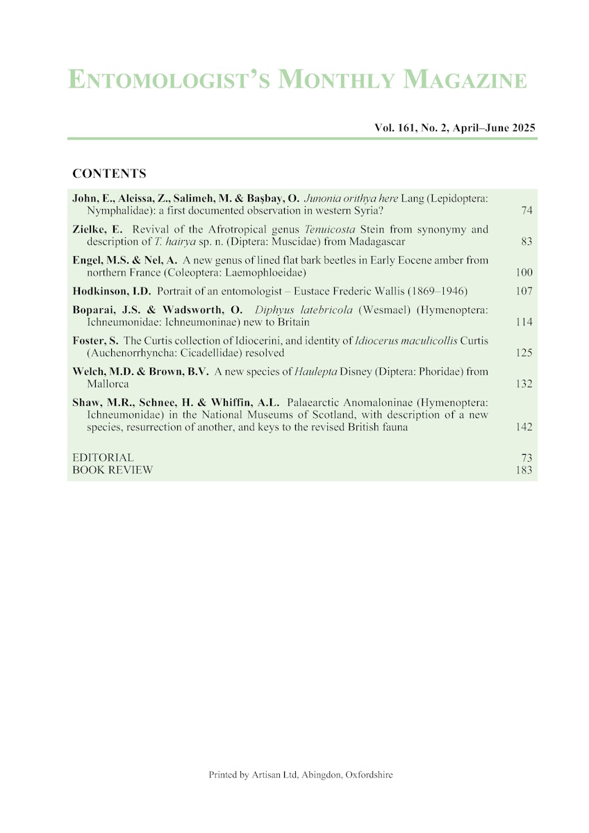 Entomologist's Monthly Magazine tweet media