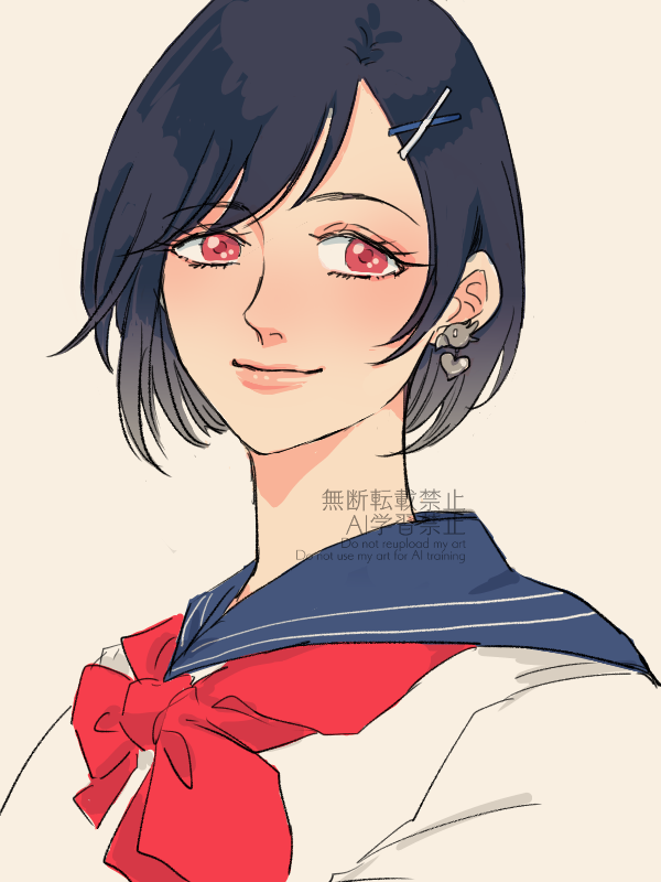 ティファの設定画が短髪っぽくも見えてkawaii