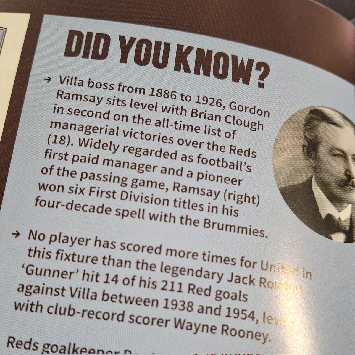 A well researched piece in today's  #MUNAVL programme... 

Good old 'Gordon' 

🤔