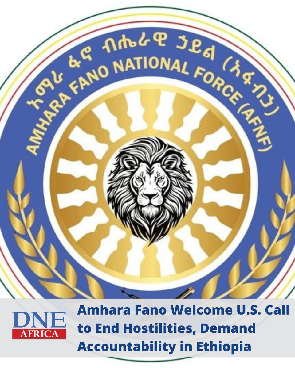 Amhara Fano Welcome U.S. Call to End Hostilities, Demand Accountability in Ethiopia

Read more: shorturl.at/4qomU