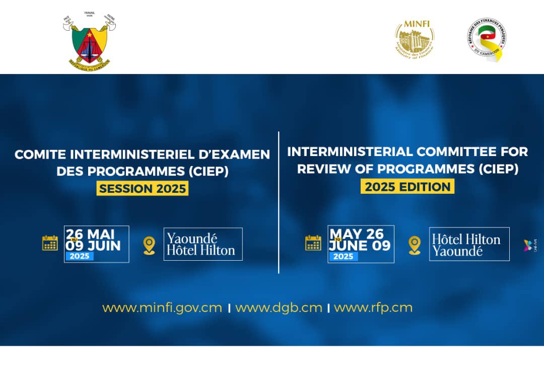 Benjamin_ombe's tweet image. Le Ministre des Finances, son Excellence Louis Paul MOTAZE, présidera le lundi 26 mai 2025, la cérémonie d’ouverture des assises du Comité Interministériel d’Examen des Programmes (#CIEP) à l’hôte Hilton de Yaounde. #CIEP2025 #AdministrationPerformante