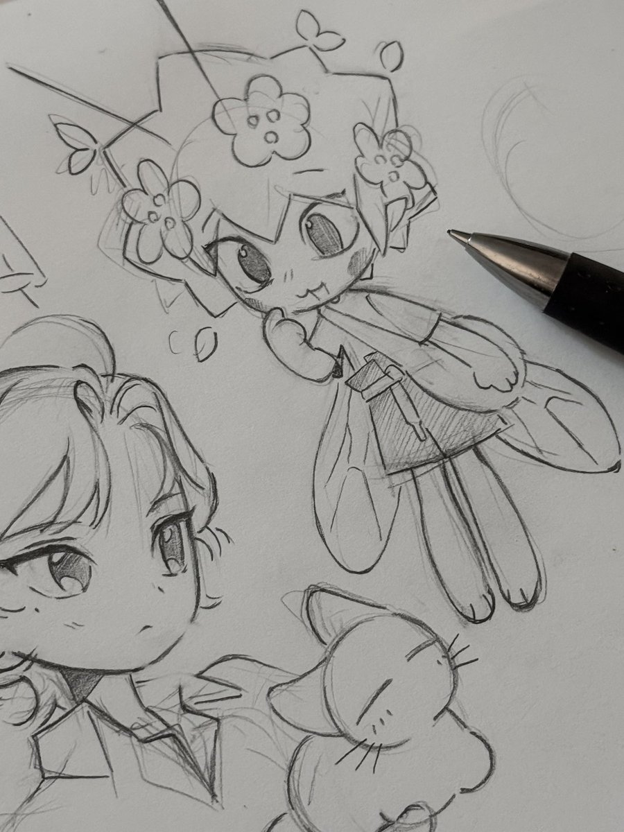 다이소 구경하다가 오랜만에 연필그림 그리고 싶어져서 연습장을 사옴….