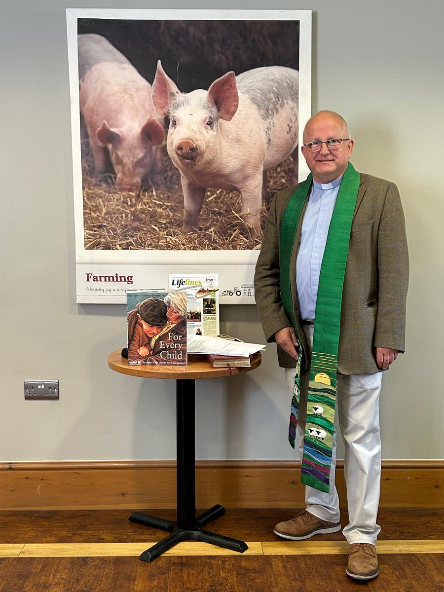 Today is Rogation Sunday, a traditional service that asks for God's protection of the agricultural industry, livestock and crops. 
Rev Canon Alan Robson performed a Rogation Service for Grayingham Parish at Uncle Henry's. #RuralChaplaincy #Lincolnshire