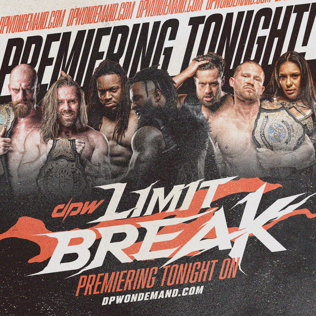 DPW Limit Break premieres live TONIGHT at 5/4c!

- Kozone/Corino vs Lee/Priest
- Tag Titles: GYV vs Miracle Generation
- Mad Dog Connelly vs Thomas Shire
- Cedric Alexander, Hyan, &amp; more!

All this &amp; more as DPW Limit Break premieres tonight. Become a DPW On Demand sub today!