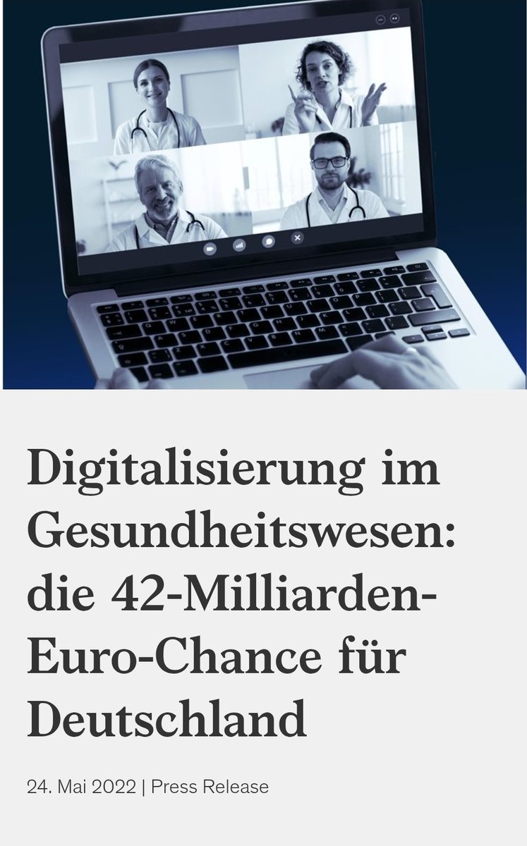 Wohin geht das viele Geld im Gesundheitswesen? Digitalisierung könnte 42 Milliarden Euro pro Jahr im Gesundheitswesen sparen. Über 12% der Gesamtausgaben.
