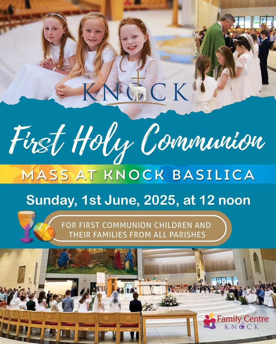 JamesWims's tweet photo. Just 7 days to go...😀

Nationwide open invitation.

Attendance is free to all, no booking is required, and there is extensive free parking - just arrive!

12 noon in Our Lady’s Basilica, Knock, Co. Mayo (eircode: F12 Y226). https://t.co/GEggRGv3LP