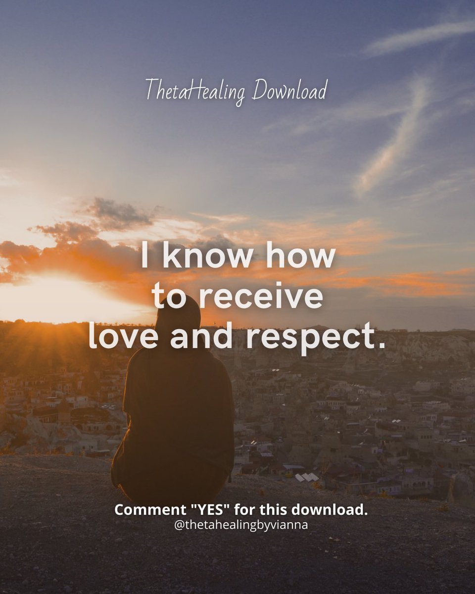 I know how to receive love and respect. Comment "YES" to receive this download.
.
.
.
#thetahealing #thetahealingdownloads #thetahealingbyviannastibal