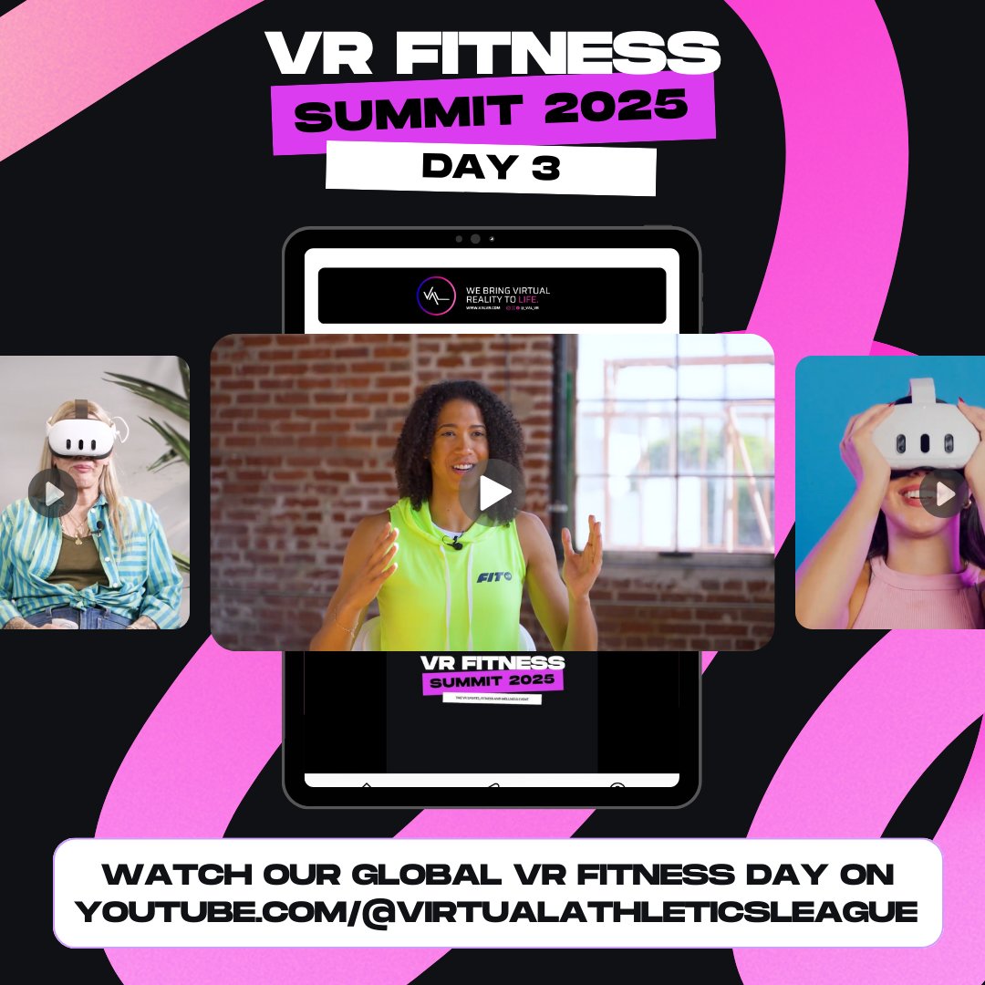 _VAL_VR's tweet image. Missed our Global VR Fitness Day yesterday? Don't worry - you can catch all the action including game announcements, interviews and more over on our YouTube channel!