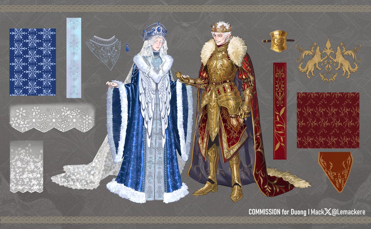 Wedding outfit commission, medieval inspired
Astarion (BDG3) x customer's OC Hel
#Commission #Astarion #commissionart