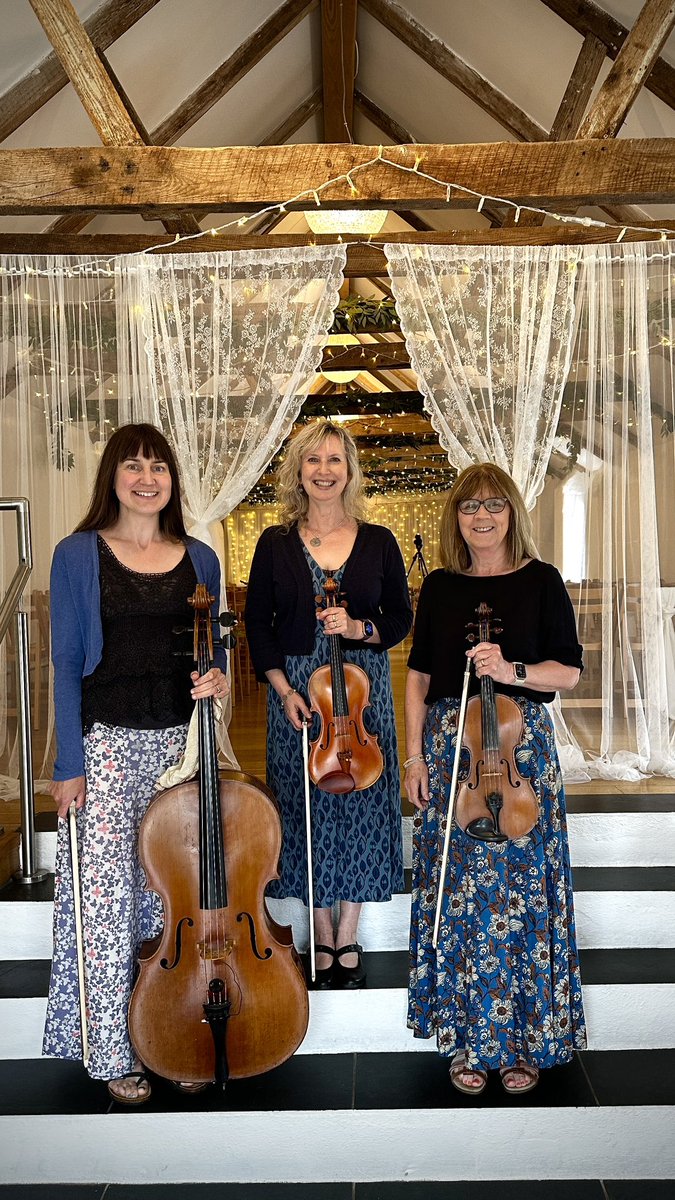 Relaxing today after a fabulous Classical Strings Trio gig yesterday! We played for a gorgeous wedding ceremony at The Green, Cornwall. Thankfully the sun made an appearance for the guests! 
#weddingday #Cornwall