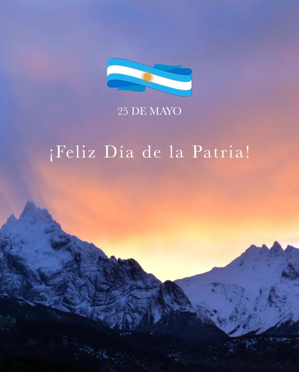 Al gran pueblo argentino lo mejor.
Es un país que lo tiene todo para ser de los mejores del mundo. 
Variedad de climas y riquezas por todo su extenso territorio. 
Es el 7 séptimo país más grande del mundo. 
Ojalá encuentren el camino del crecimiento con justicia social.