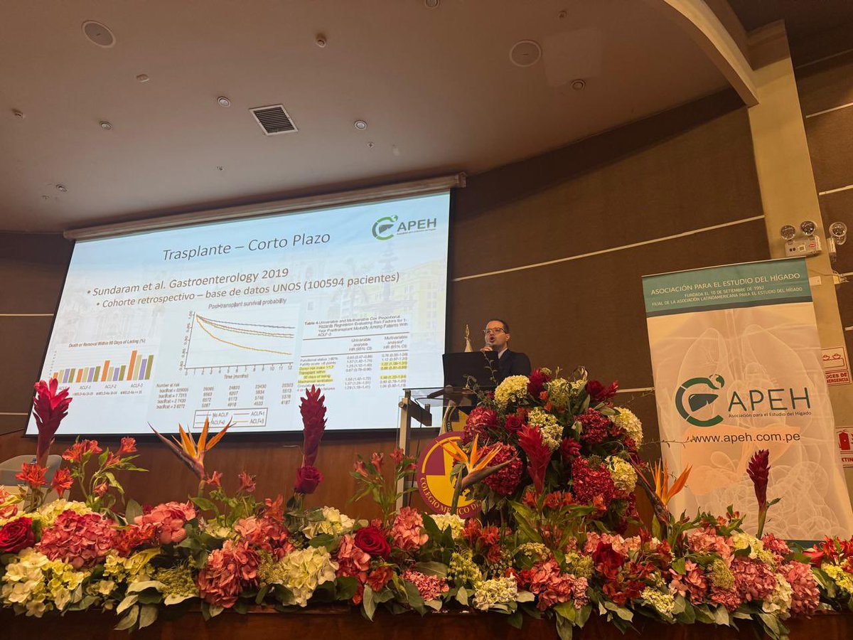 Transplante hepático en el contexto de ACLF
-Dr. Angelo Zambam de Mattos